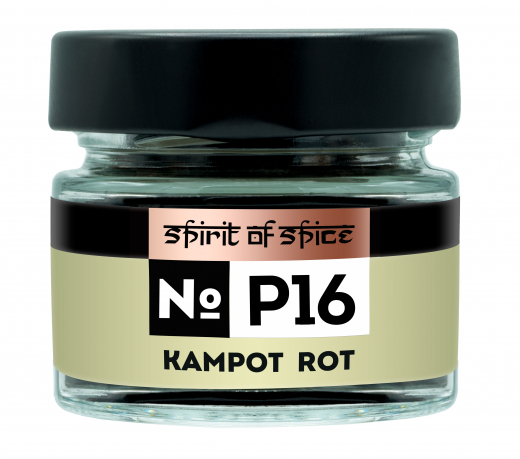 spirit of spice Kampot Pfeffer rot (echter roter Pfeffer)  40 g -NEU-