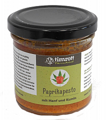 Timrott Paprikapesto mit Hanf und Weinbeeren, 135 g - neues Rezept -