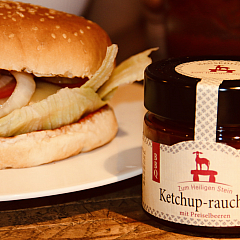 Ketchup rauchig mit Preiselbeeren, 200 g, 