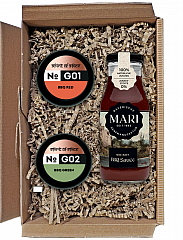 Geschenkset BBQ, 2 Gewrze und 1 BBQ Whisky Sauce